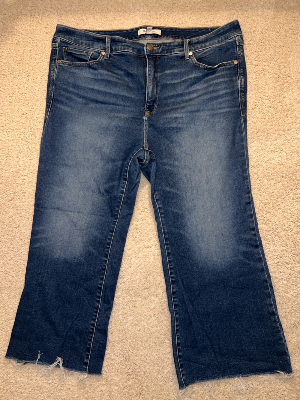 torrid Dark Blue Ankle Cropped Jeans